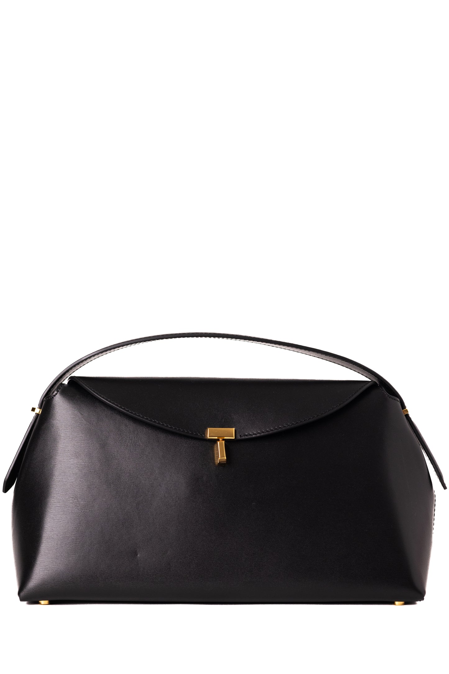 Totême Gold T-Lock Bag