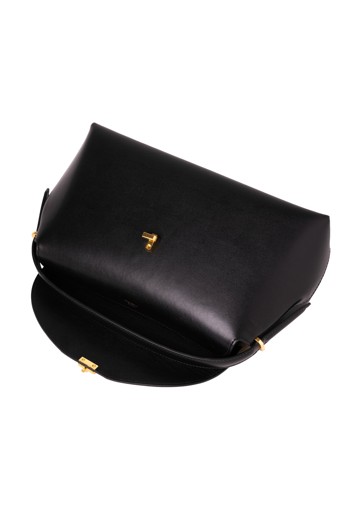 Totême Gold T-Lock Bag